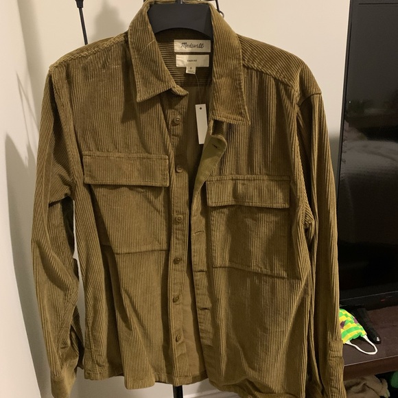 Madewell Men’s Corduroy Easy Shirt NWT - Picture 2 of 3